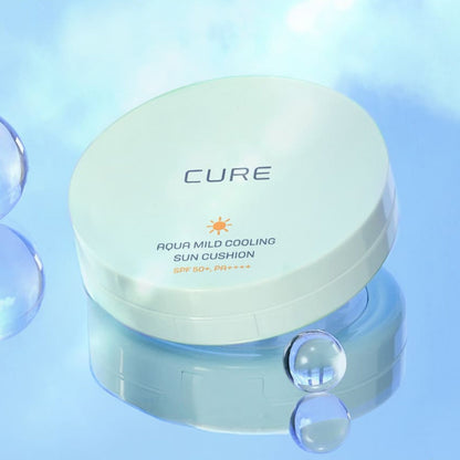 KIM JEONG MOON Aloe CURE Aqua Mild Cooling Sun Cushion (Original 25g + Refill 25g)