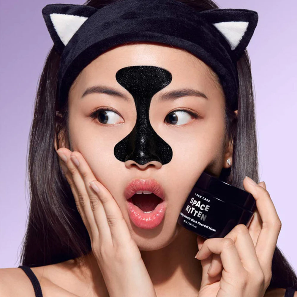 I DEW CARE Space Kitten Exfoliating Charcoal Peel-Off Mask 85ml - KLO