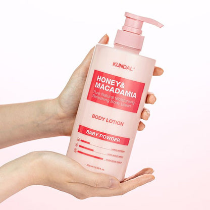 KUNDAL Honey & Macadamia Body Lotion 500ml (Choose from 9 Scents)