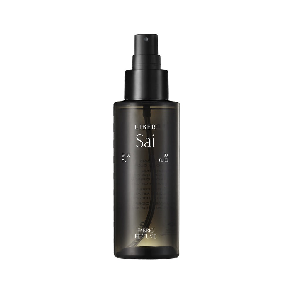 LIBER Fabric Perfume Sai is a sophisticated fabric spray designed to refresh and scent your textiles with a delicate and long-lasting fragrance.