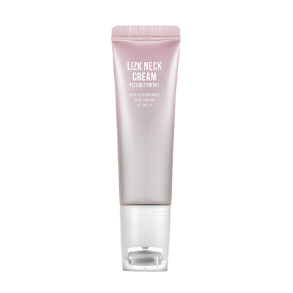 LIZ K Neck Cream Flexible Energy 50g: A rejuvenating cream designed to enhance skin elasticity and firmness in the neck area.