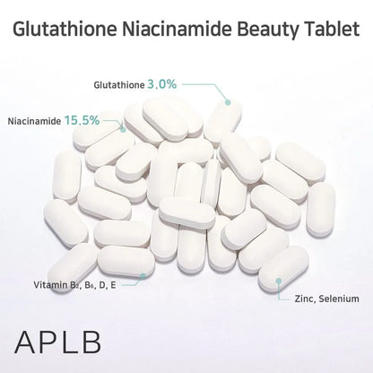 (Mhark) APLB Glutathione Niacinamide Beauty Tablet 15g - KLO