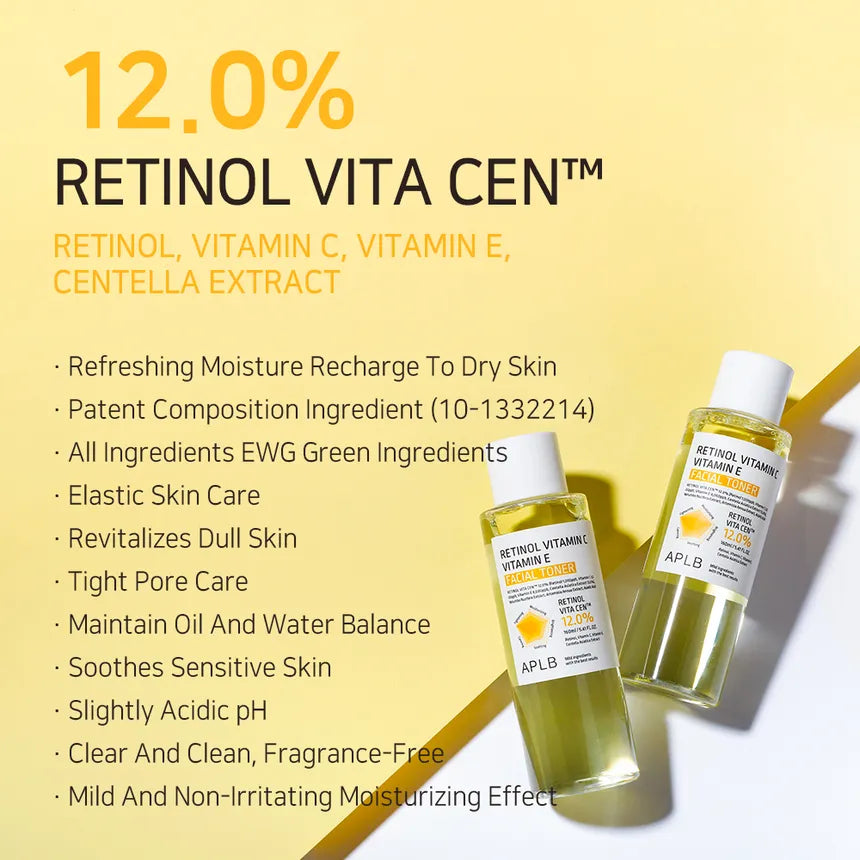 (Mhark) APLB Retinol Vitamin C Vitamin E Facial Toner 160ml - KLO