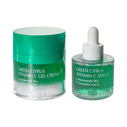 Luvum Green Citrus Vitamin C Gel Cream Plus 50ml + Serum Plus 30ml