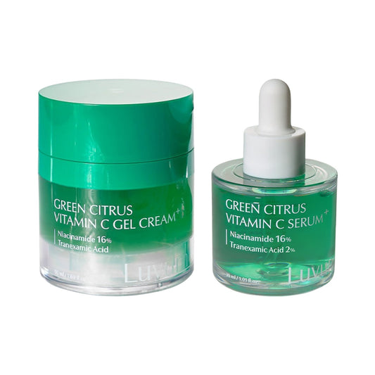 Luvum Green Citrus Vitamin C Gel Cream Plus 50ml + Serum Plus 30ml