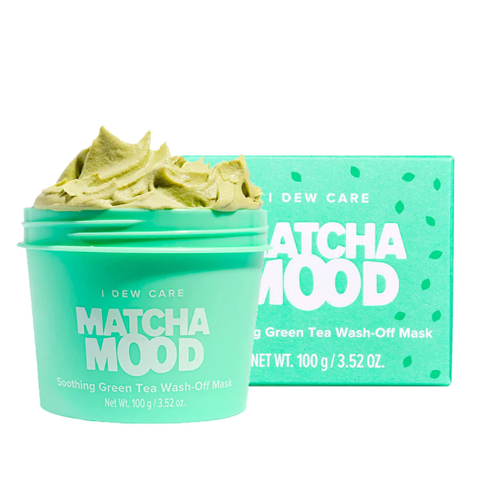 I DEW CARE Matcha Mood Soothing Green Tea Wash-Off Mask 100g - KLO