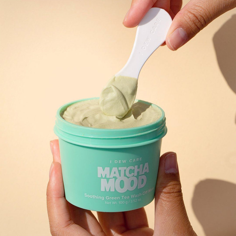 I DEW CARE Matcha Mood Soothing Green Tea Wash-Off Mask 100g - KLO