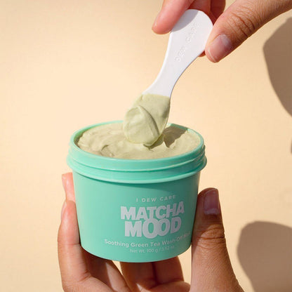 I DEW CARE Matcha Mood Soothing Green Tea Wash-Off Mask 100g - KLO