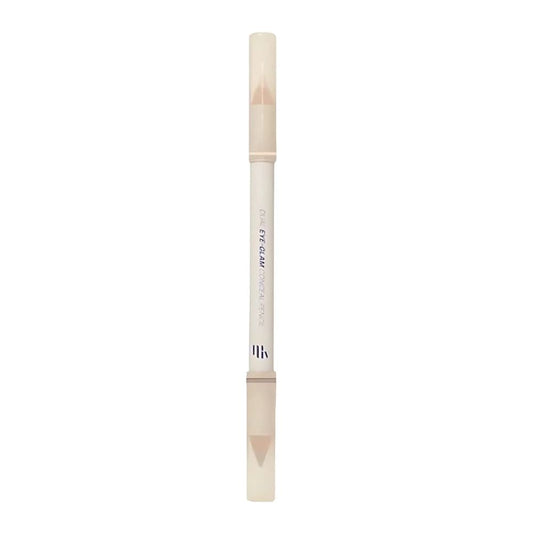 The MAUVNING Dual Eye-Glam Conceal Pencil 01 New Linen (1.4g) is a versatile, dual-ended pencil designed to provide seamless coverage and highlight the eye area for a polished, lifted look.