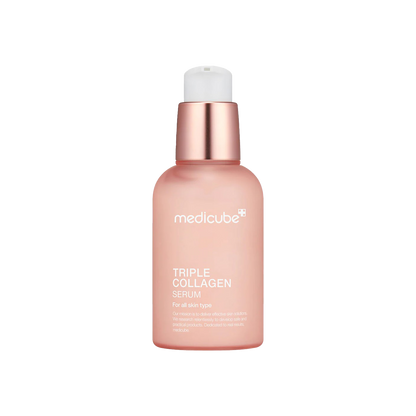 MEDICUBE Triple Collagen Serum 55ml - is a powerful anti-aging serum designed to provide intense hydration, improve skin elasticity, and reduce the appearance of fine lines and wrinkles
