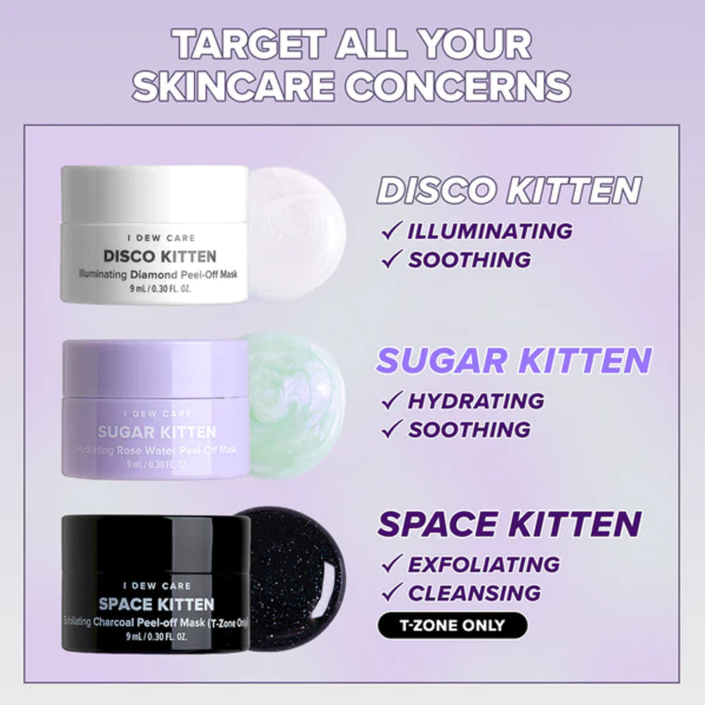 I DEW CARE Mini Meow Trio Peel-Off Mask Set 9mlx3ea - KLO