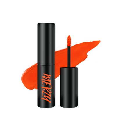 Achieve a glamorous look with MERZY The First Velvet Tint 4.5g, housed in a sleek black and gold case.