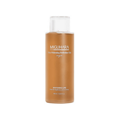 MIGUHARA Ultra Whitening Perfection Skin Origin 400ml - is a premium skincare product designed to brighten the complexion and provide deep hydration.