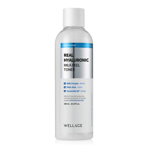[Wellage] Real Hyaluronic Milk Peel Toner 300ml - Dodoskin