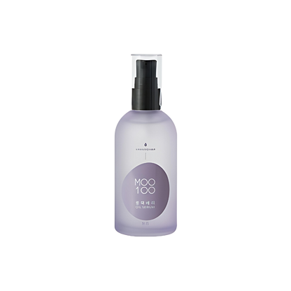 MOO100 Blackberry Oil Serum in a 100ml bottle.