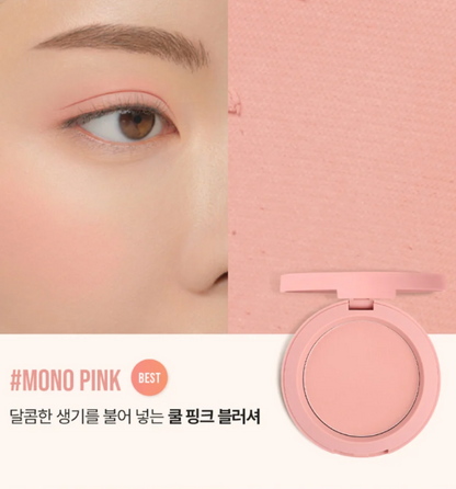3CE Mood Recipe Face Blush 5g – Soft Natural Powder Blush