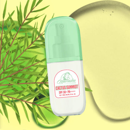 Mamashu Cactus Sun Mist SPF50+ PA++++ 60ml