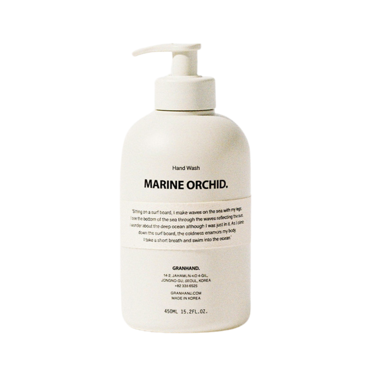 (Matt) GRANHAND. Hand Wash 450ml - KLO