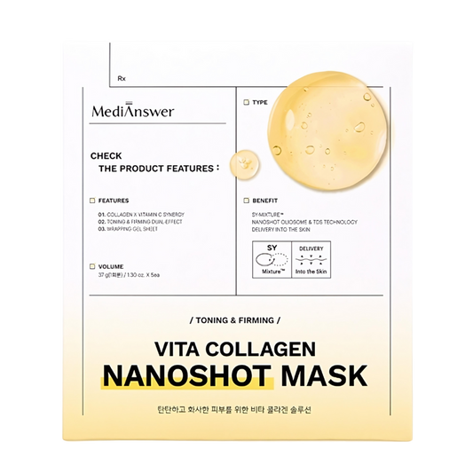 MediAnswer Vita Collagen Nano Shot Mask 37g * 5ea