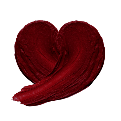 A compact 5g Merry Monde Cherry Heart Mega Tint for a bold and merry red lip.