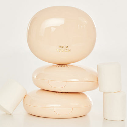 Milk Touch All-Day Skin Fit Soft Velvet Cushion Set (Main + Refill) 3 colors