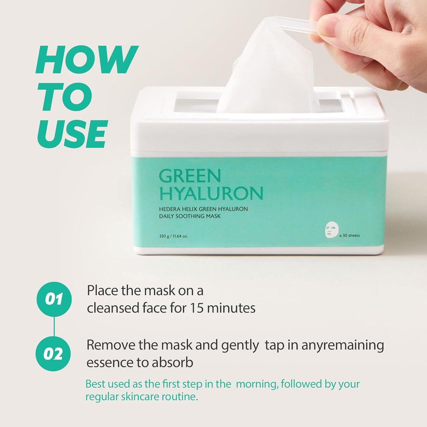 Milk Touch LHA Hyaluron Daily Soothing Mask 330g x 30 Sheets