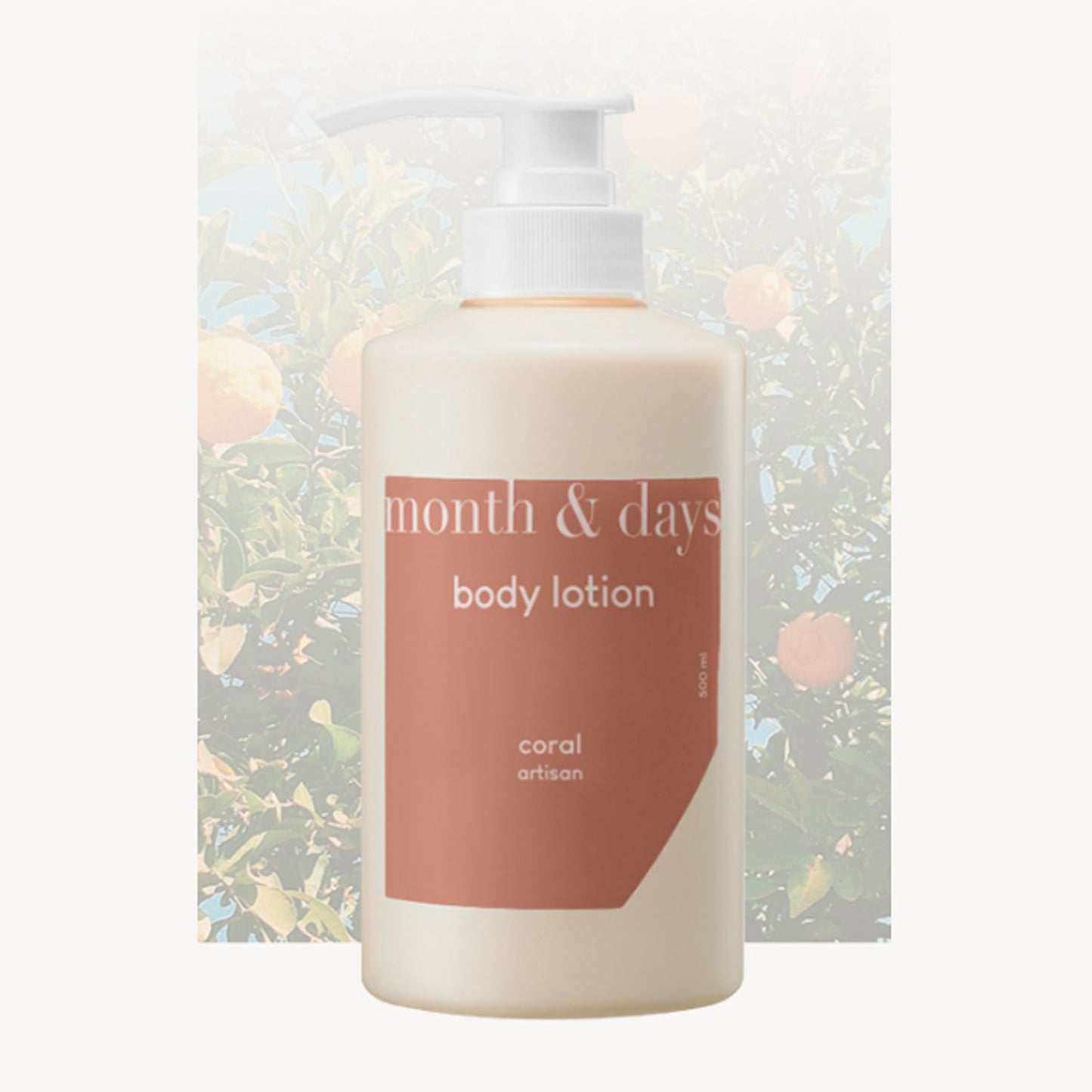 Month & Days Perfume Body Lotion Coral Artisan 500ml