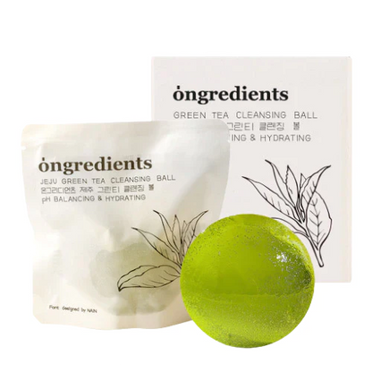 Ongredients Jeju Green Tea Cleansing Ball 110g - Dodoskin