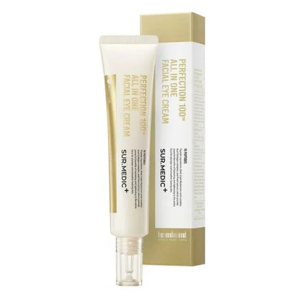 The NEOGEN Surmedic Perfection 100TM All In One Facial Eye Cream (35ml) is a multifunctional skincare product designed to target various concerns around the eyes and face.