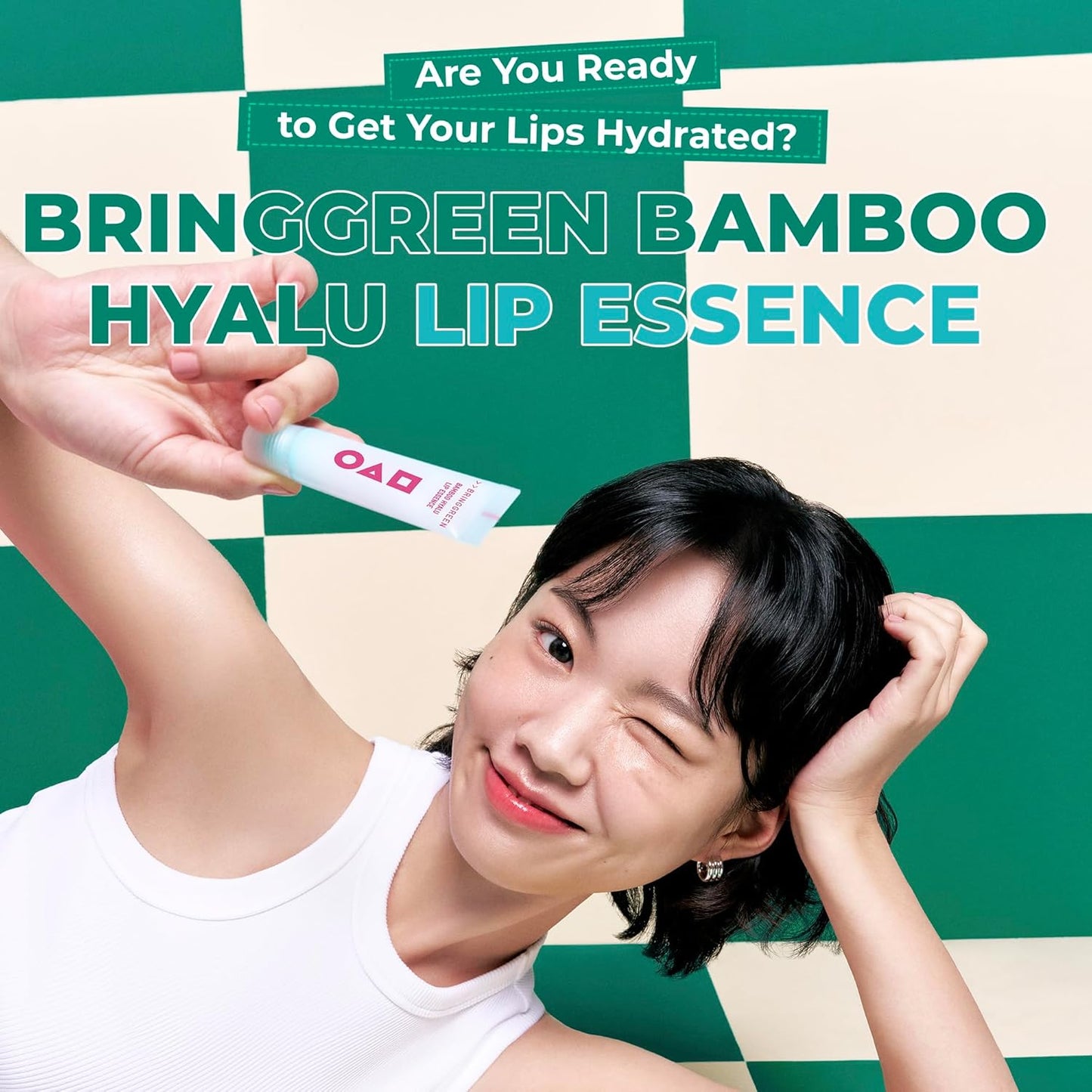 BRING GREEN Bamboo Hyalu Lip Essence 11g*2ea Double Pack