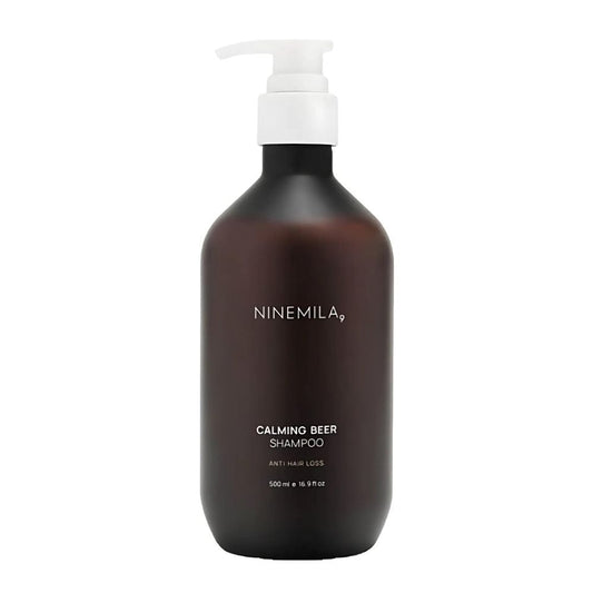 Soothe and refresh your scalp with NINEMILA Calming Beer Shampoo.