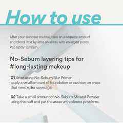 (Mhark) Innisfree No Sebum Blur Primer 25ml - KLO