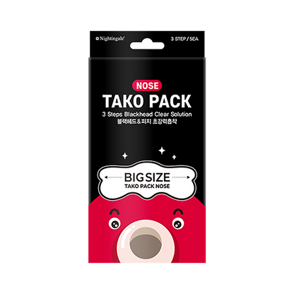 Nightingale 3Steps Blackhead Clear Solution Tako Pack Nose 5ea