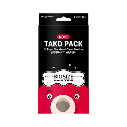 Nightingale 3Steps Blackhead Clear Solution Tako Pack Nose 5ea