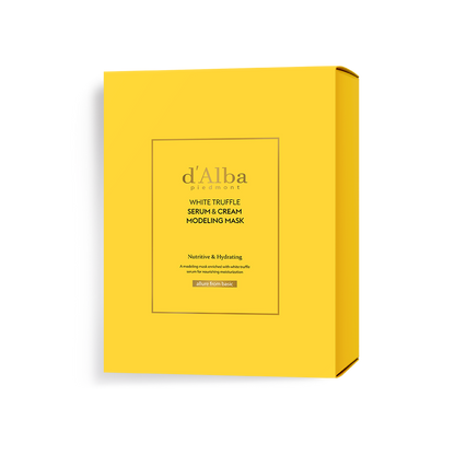 d'Alba White Truffle Serum & Cream Modeling Mask 66g*4ea