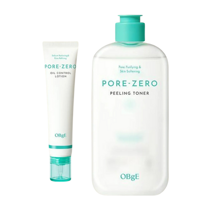 OBgE Pore Zero Toner/Lotion 2P Set