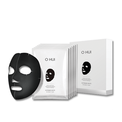 O HUI Extreme White 3D Black Facial Mask 27g x 6EA - KLO