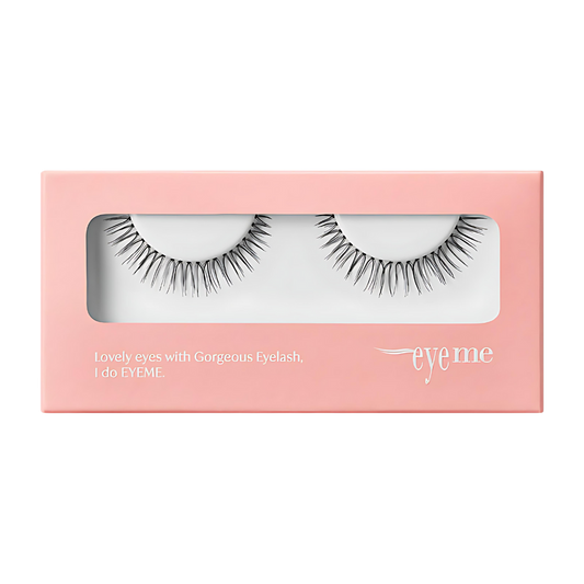 A collection of five types of PICCASSO Eyeme V-type Fale Eyelash, each weighing 1g, showcasing diverse eyelash styles.