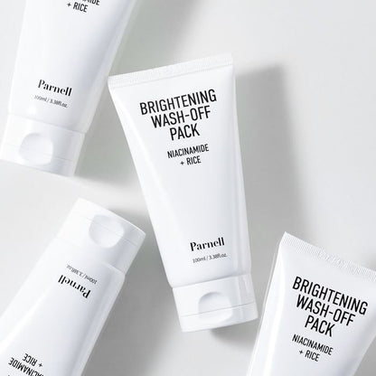 Parnell Niacinamide Rice Brightening Wash-Off Pack 100ml