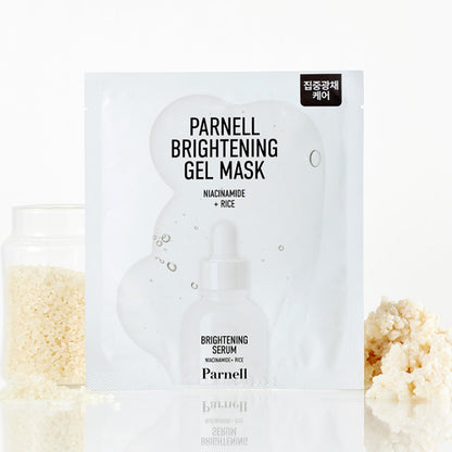 Parnell Niacinamide Rice Brightening Gel Mask 1 Sheet