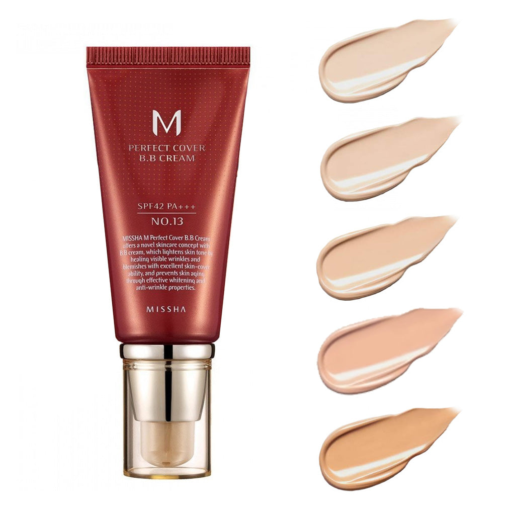 MISSHA M Perfect Cover BB Cream SPF42 PA+++ 50ml #13 #21 #23 #25 #27 - KLO