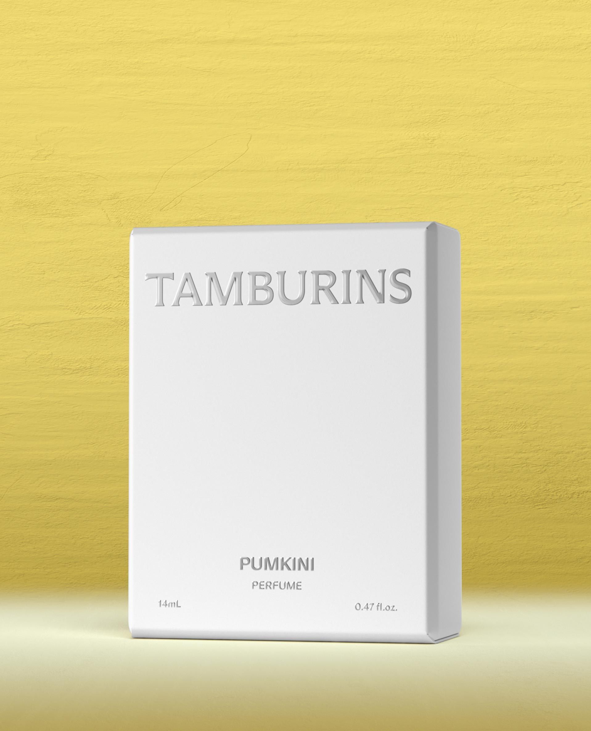 Experience the TAMBURINS The Egg Perfume with the scent of PUMKINI