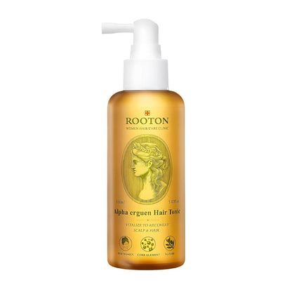 The ROOTON Alpha Erguen Hair Tonic 150ml is a targeted treatment designed to invigorate and support healthy hair growth. 