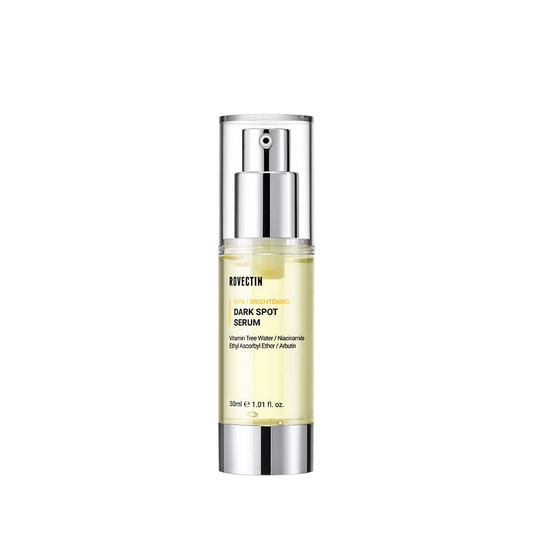 The ROVECTIN 3-Day Vita Dark Spot Serum 30ml is a potent skincare product designed to target dark spots and hyperpigmentation.