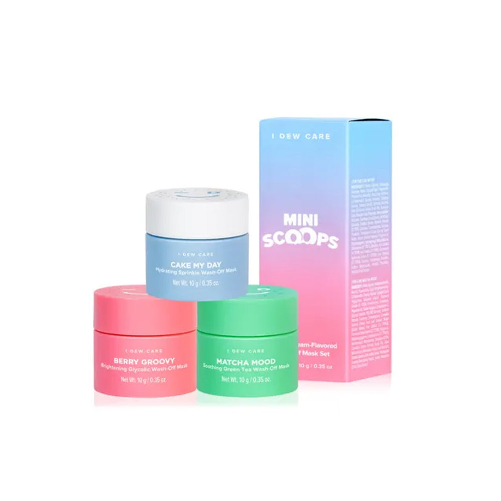 I DEW CARE Mini Scoops Wash-Off Mask Set 10g x 3ea - KLO