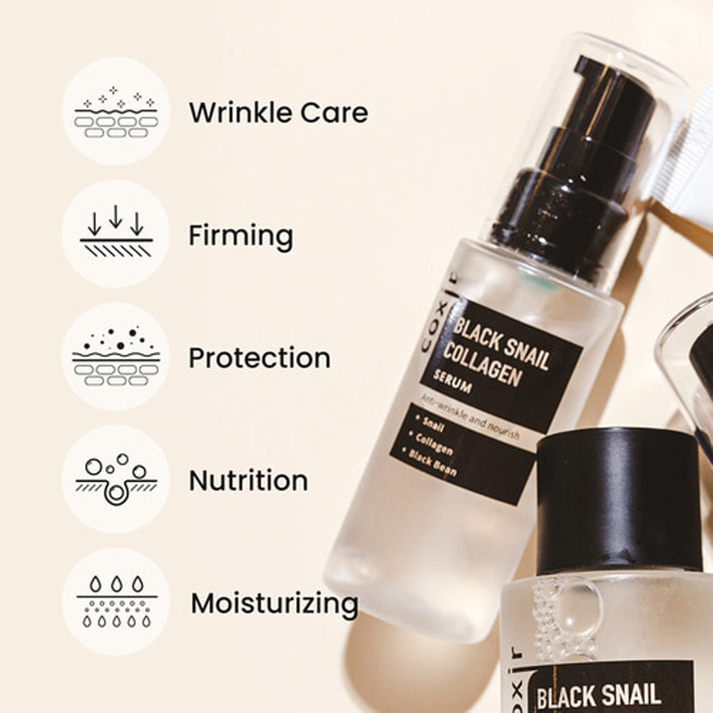 (NEWK) COXIR Black Snail Collagen Serum 50ml - KLO