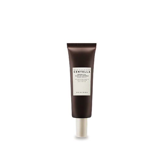 50ml Skin1004 Madagascar Centella Probio-cica Glow Sun Ampoule in a sleek, modern bottle.