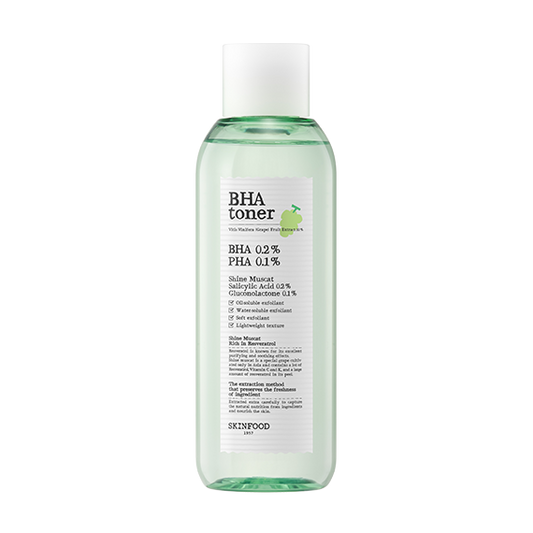 SKINFOOD Shine Muscat BHA 0.2% Toner 200ml