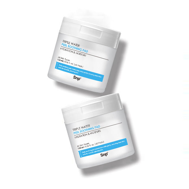 SNP Triple Water Peel Soothing Pad 135ml 60pads