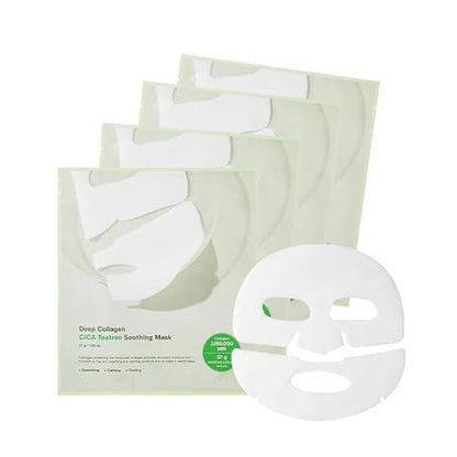 SUNGBOON EDITOR Deep Collagen Cica Teatree Soothing Mask 4ea 37g